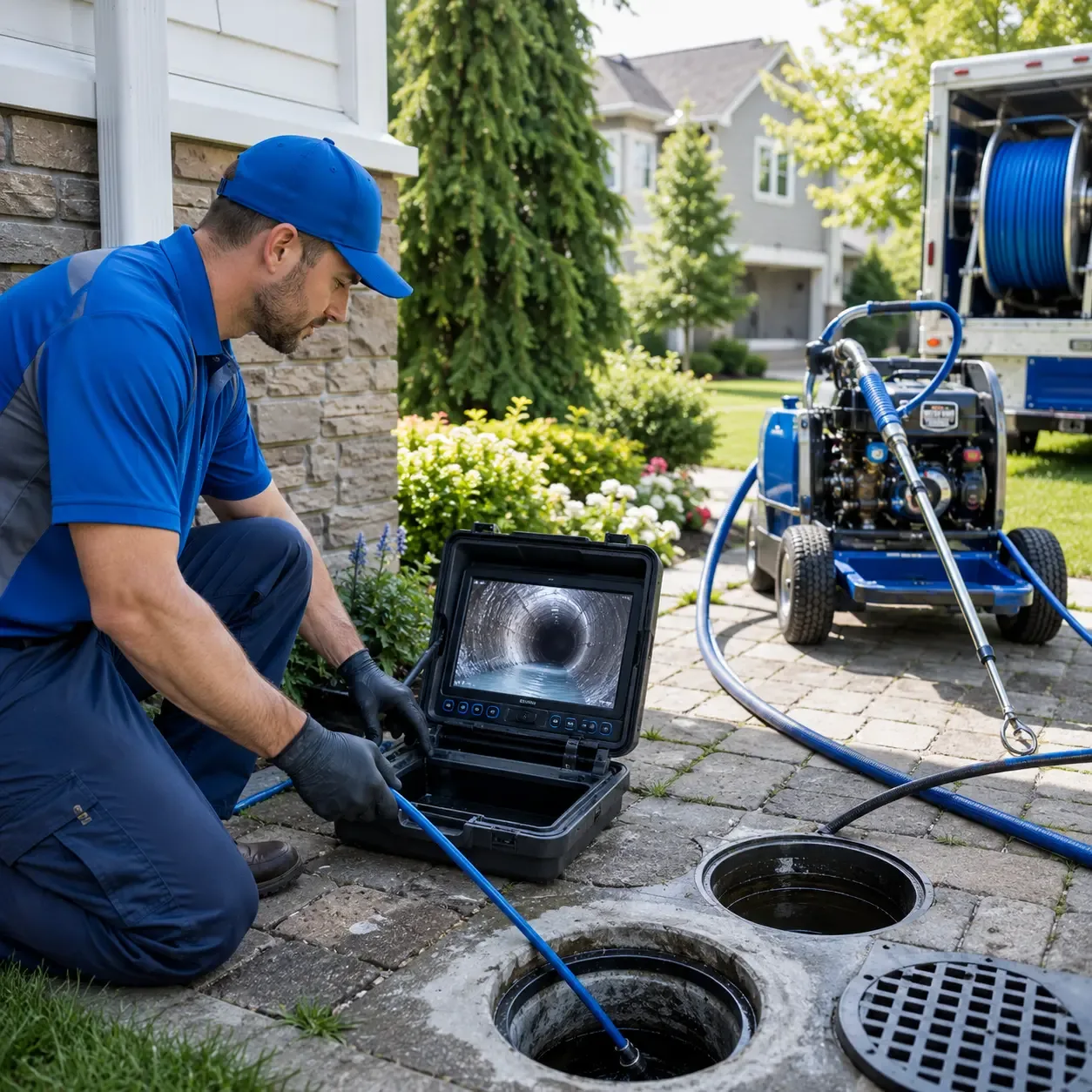 Outdoor drain cleaning professionals serving East Rutherford, NJ